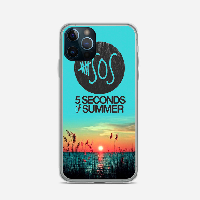 5 Seconds Of Summer Luke Ashton Calum Michael Collage Art iPhone 12 Pro Case