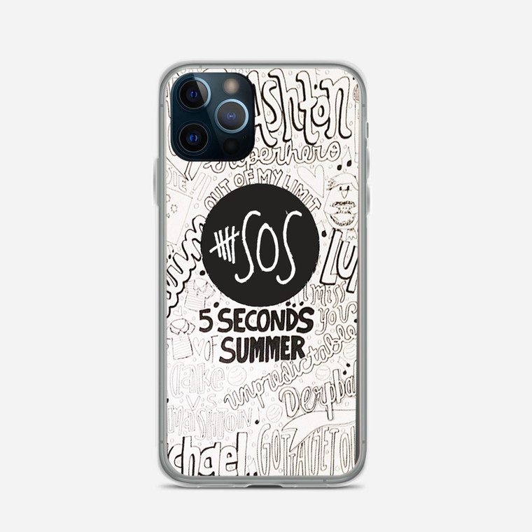 5 Seconds Of Summer Collage iPhone 12 Pro Case