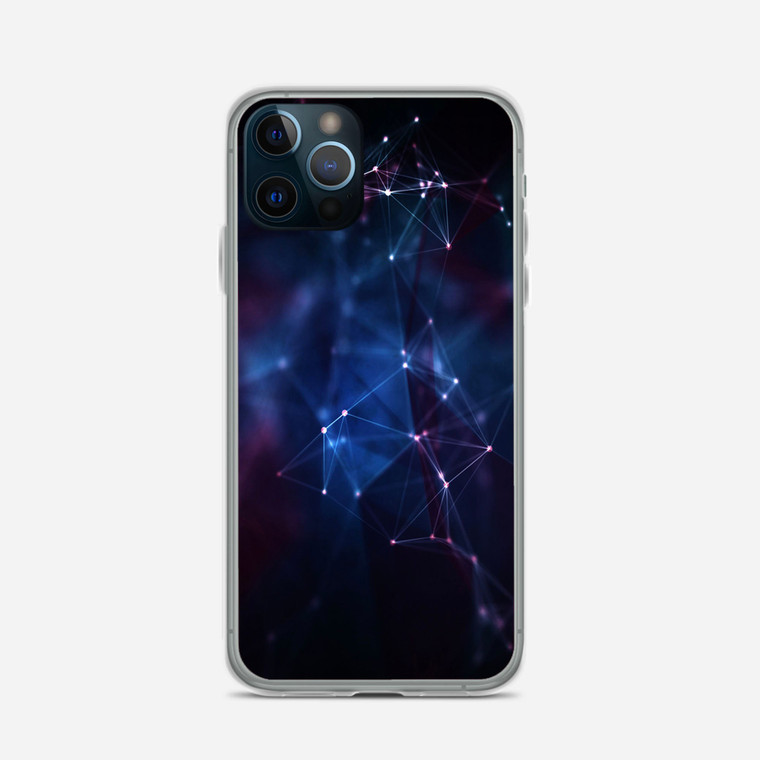 3D Blurred Web Abstract iPhone 12 Pro Case