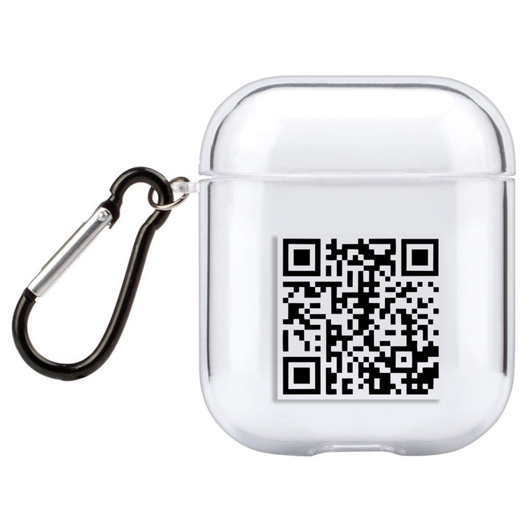 QR Rick Rolled Airpods Case