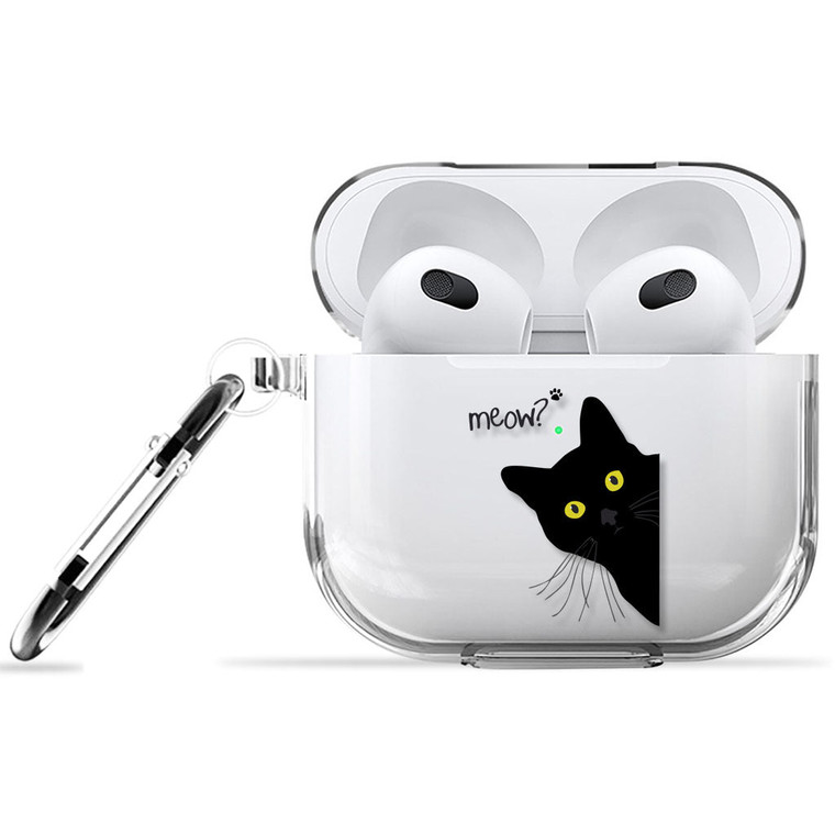 Meow! Black Cat Airpods 3 Case