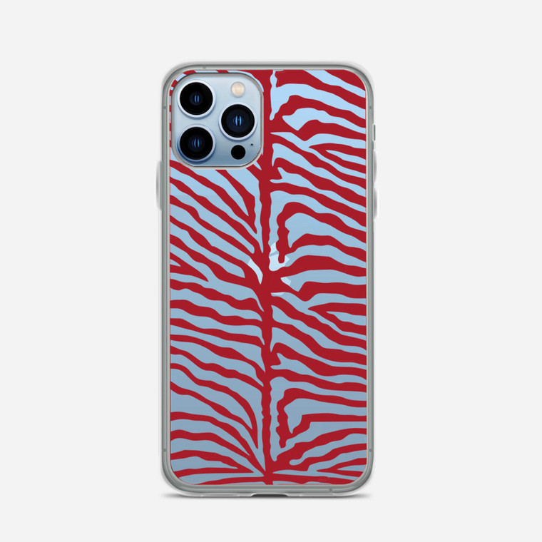 Red Tiger Stripe iPhone 13 Pro Case