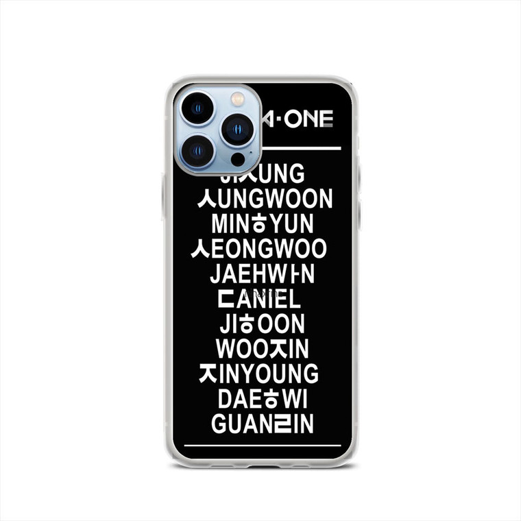Wanna One Member iPhone 13 Pro Case