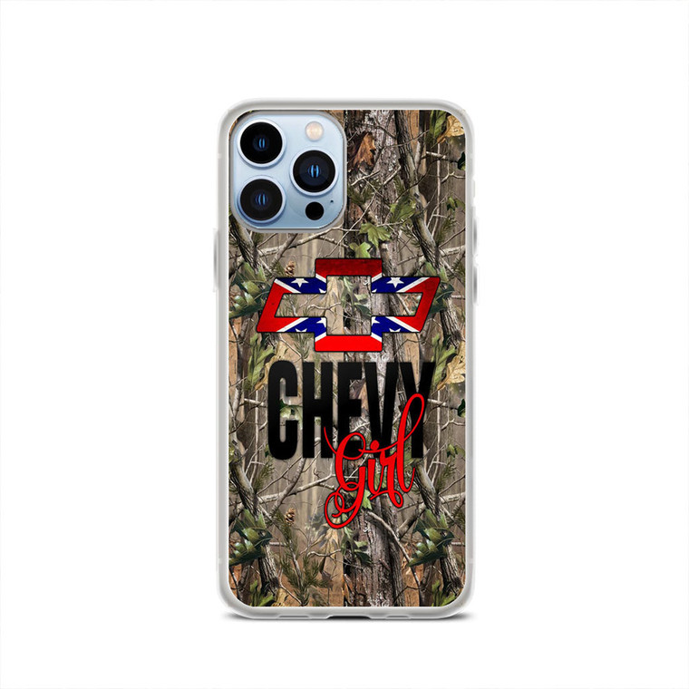 Chevy Girl Camo iPhone 13 Pro Case