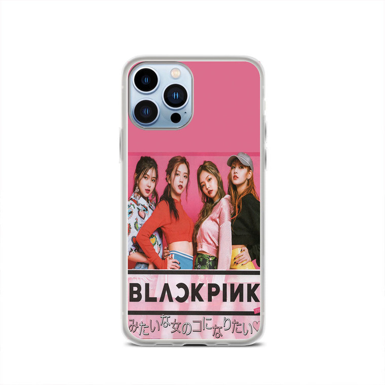 Blackpink Pink Background iPhone 13 Pro Case