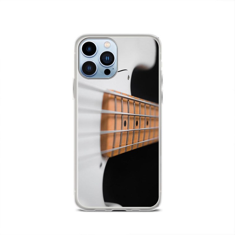 Bass Guitar White Pearl iPhone 13 Pro Case