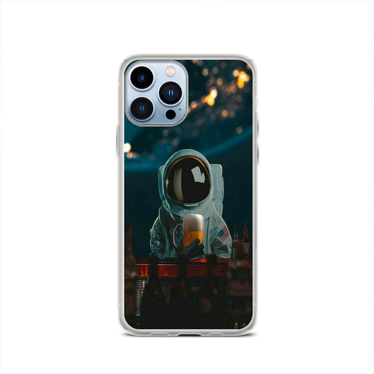 Astronaut With Beer iPhone 13 Pro Case