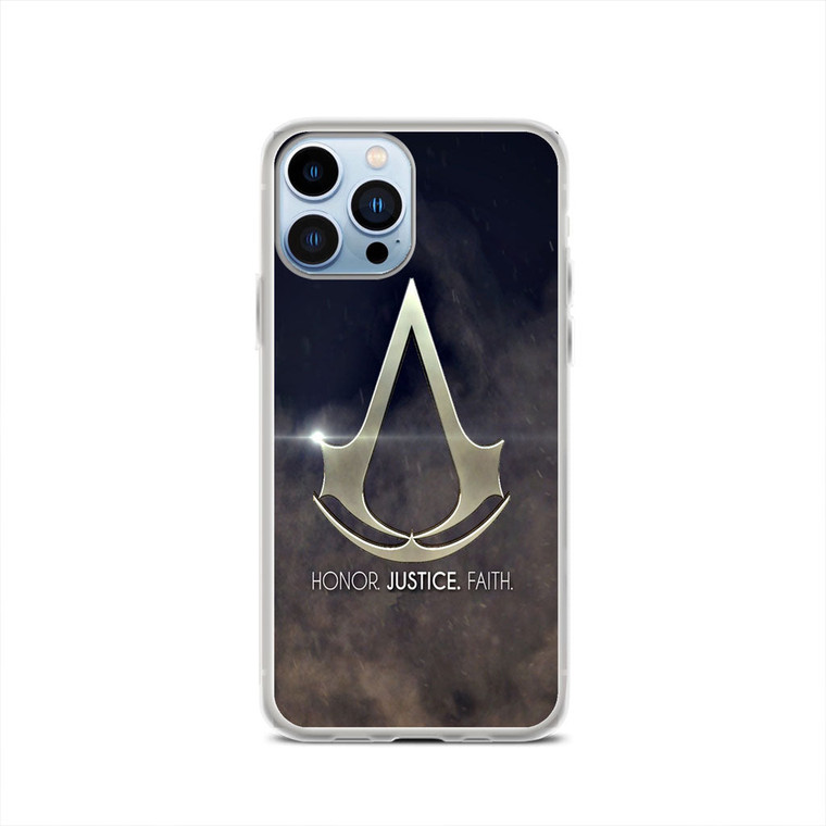 Assasin Creed Honor Justice Faith iPhone 13 Pro Case
