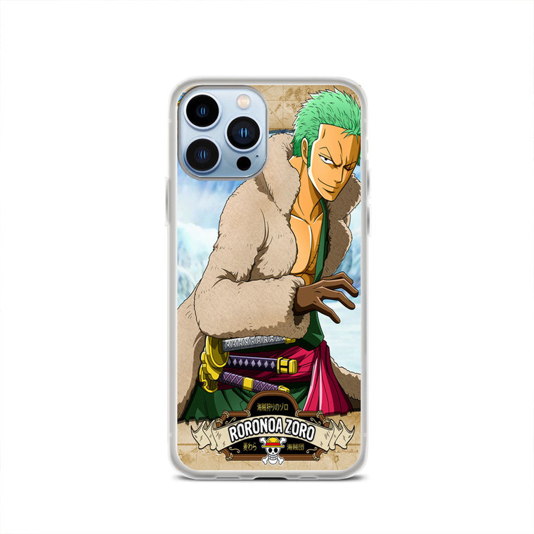 Roronoa Zoro One Piece iPhone 13 Pro Max Case
