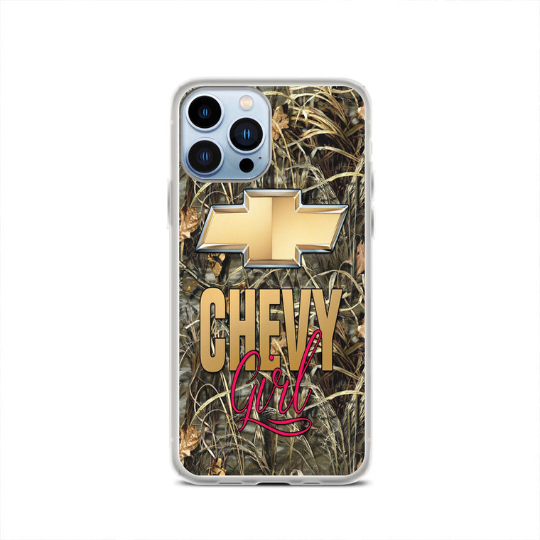Camo Chevy Girl iPhone 13 Pro Max Case