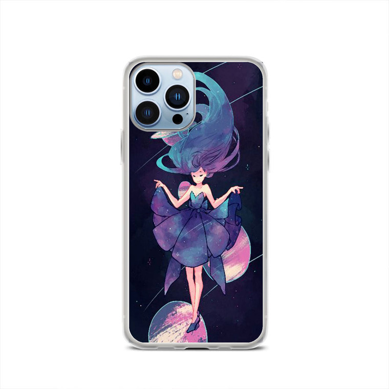 Anime Galaxy Girl iPhone 13 Pro Max Case