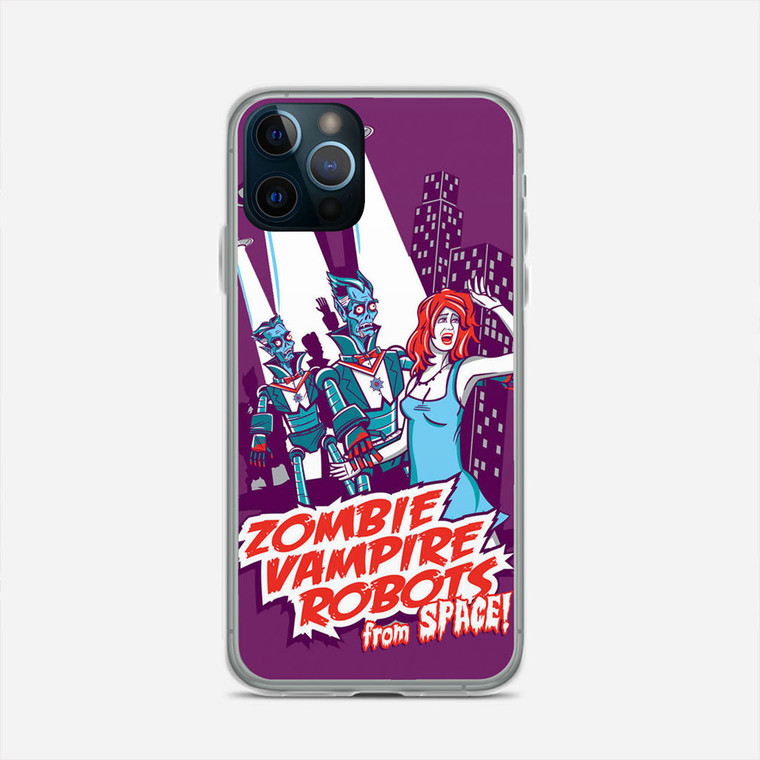Zombie Vampiere Robot Planet iPhone 12 Pro Max Case