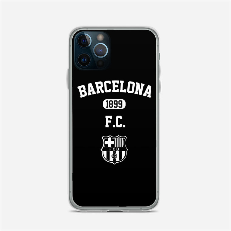 Barcelona Fc Black N White iPhone 12 Pro Max Case