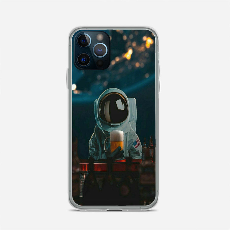 Astronaut With Beer iPhone 12 Pro Max Case