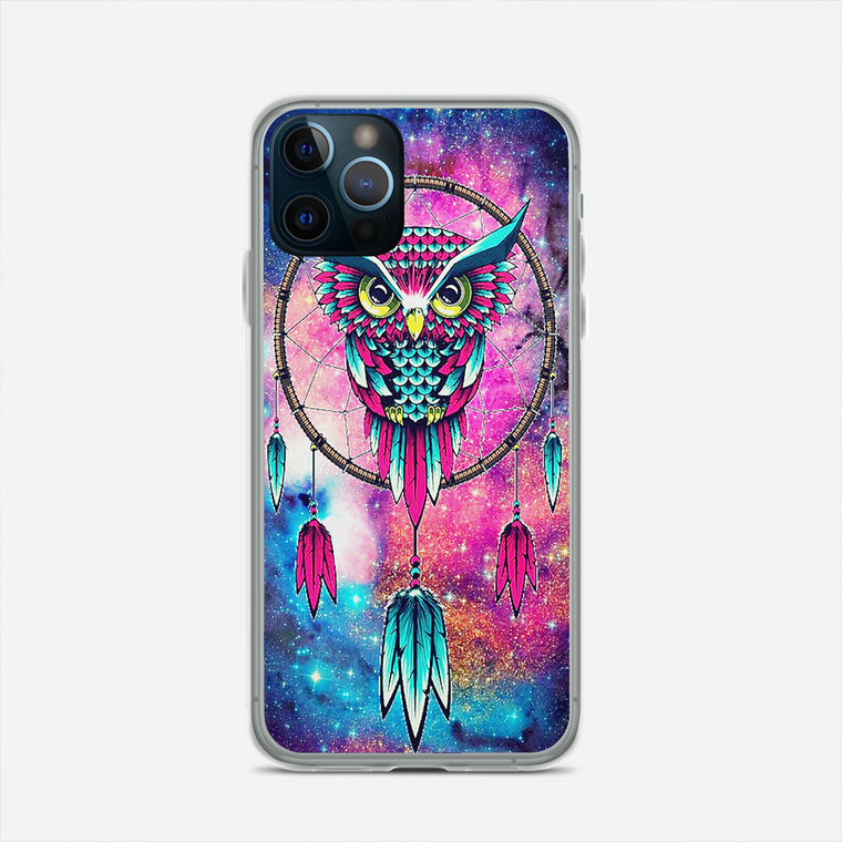 Vertical Owl Prints Diamond Paintings iPhone 12 Pro Case