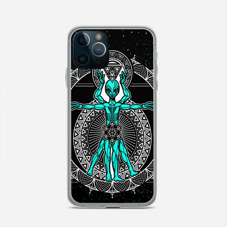 Ancient Alien Anatomy iPhone 12 Pro Case