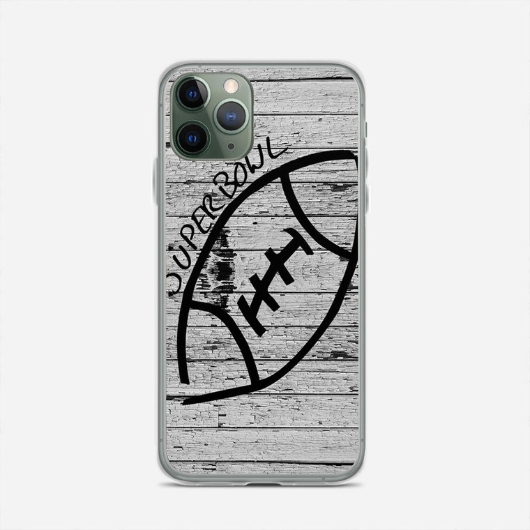 Black And White Superbowl iPhone 11 Pro Max Case