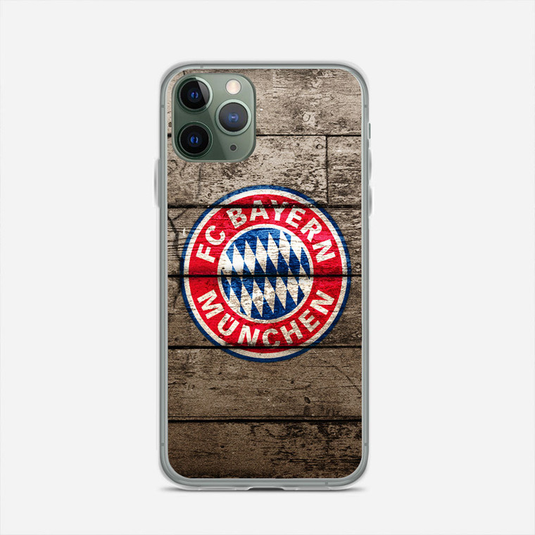 Bayern Munchen With Wood Texture iPhone 11 Pro Max Case
