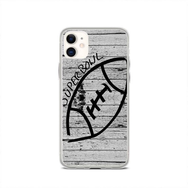 Black And White Superbowl iPhone 11 Case