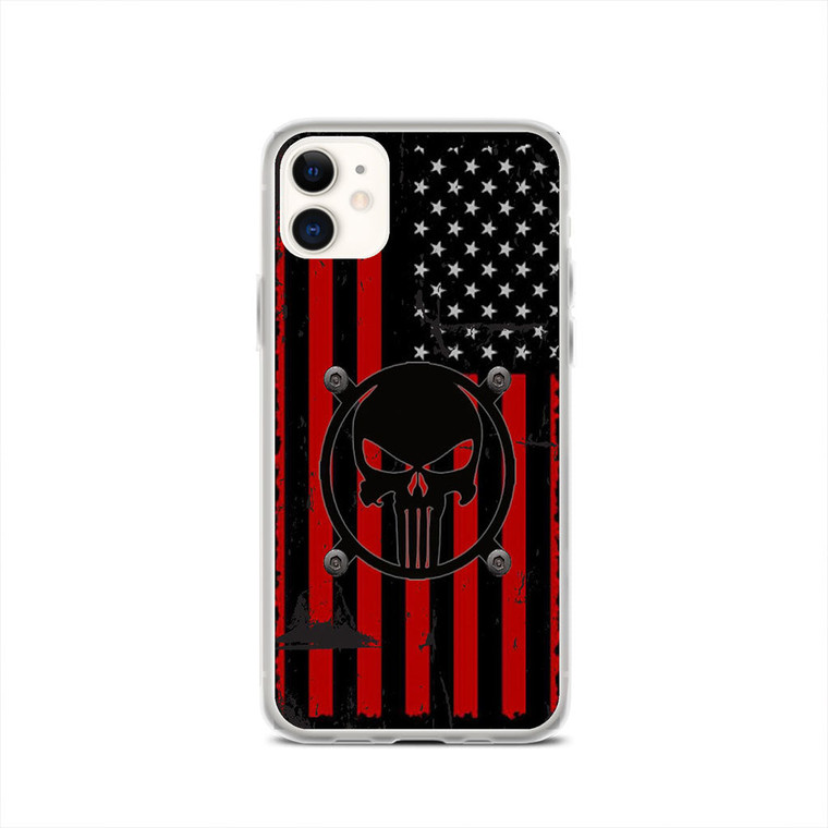 American Flag Punisher iPhone 11 Case