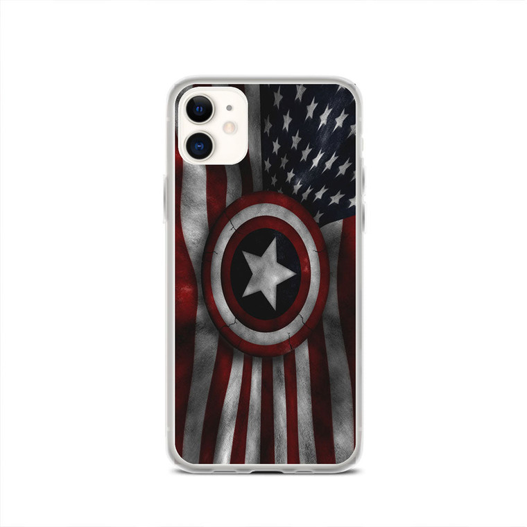 Captain America Flag iPhone 12 Mini Case