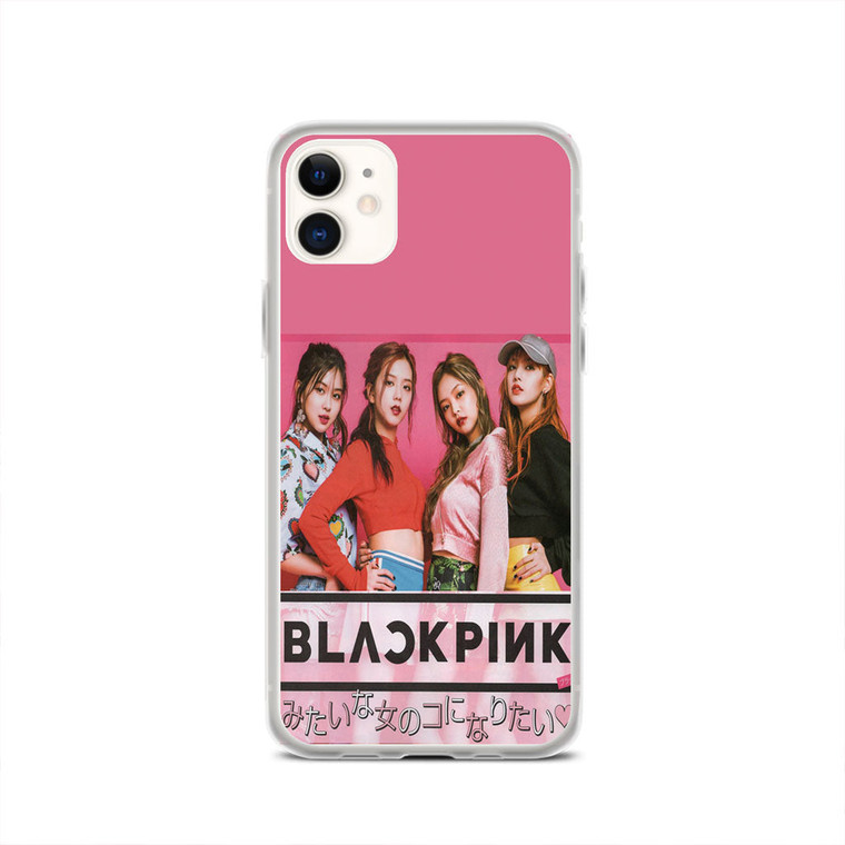 Blackpink Pink Background iPhone 12 Mini Case