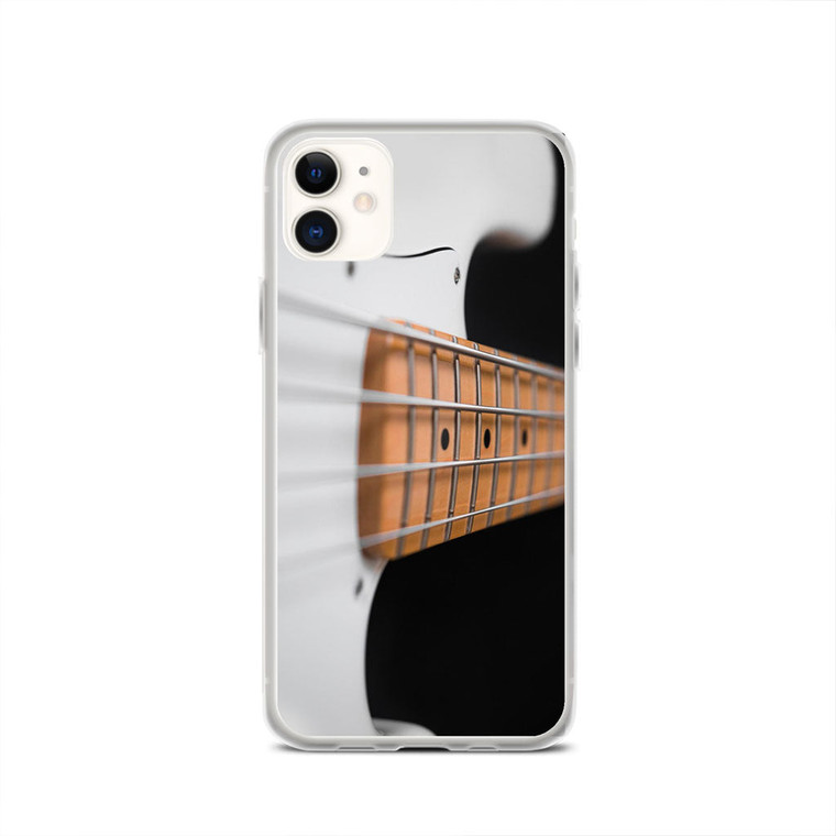 Bass Guitar White Pearl iPhone 12 Mini Case
