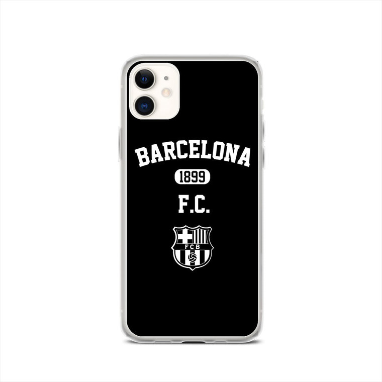 Barcelona Fc Black N White iPhone 12 Case