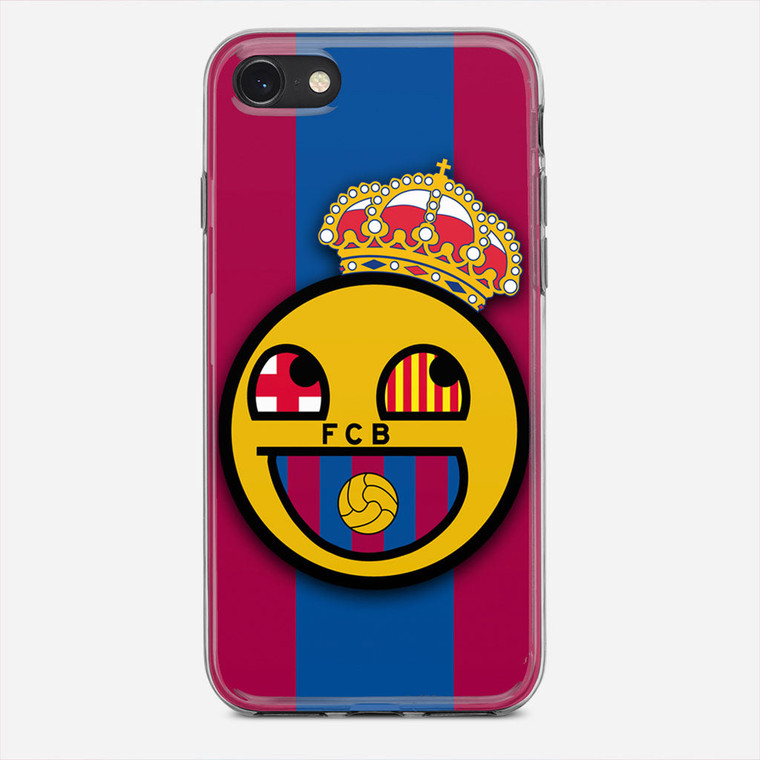 Barcelona Fc Emoticon iPhone 8 Case