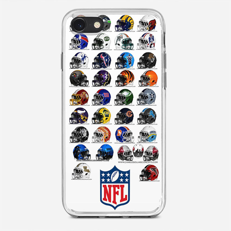 Awesome Nfl Helmets iPhone 8 Case