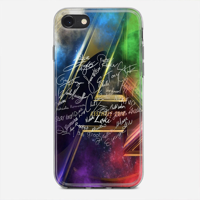 Avengers Heroes Signatures iPhone 8 Case