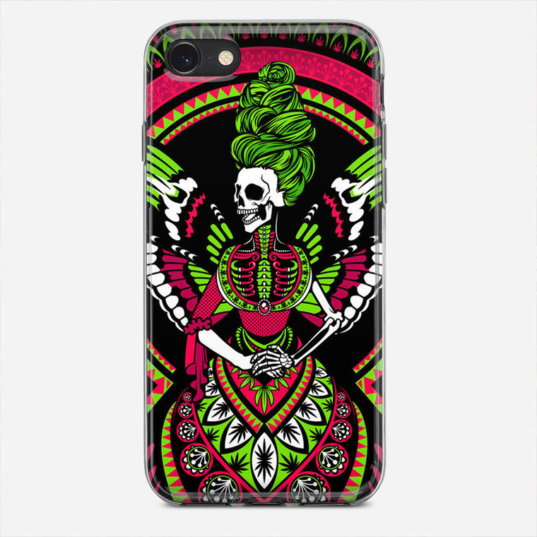 Trippy Marijuana Acid Butterfly iPhone SE Case