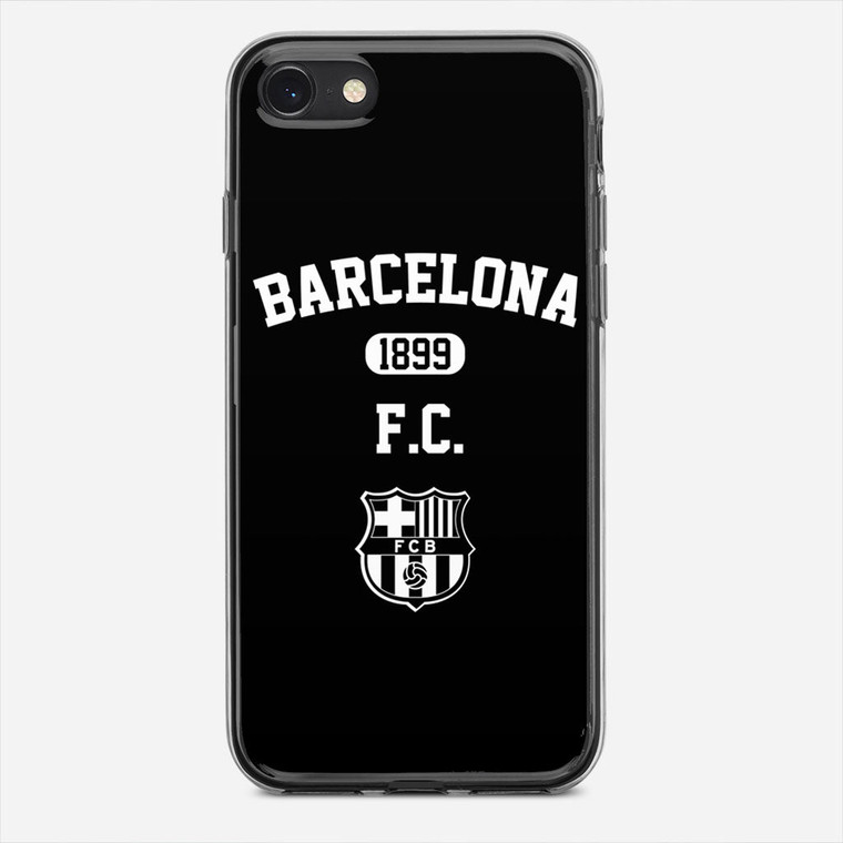 Barcelona Fc Black N White iPhone SE Case