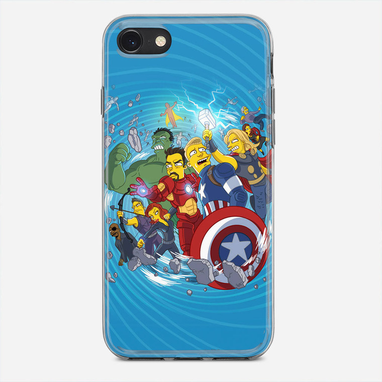 Avenger Age Of Ultron Simpson iPhone SE Case