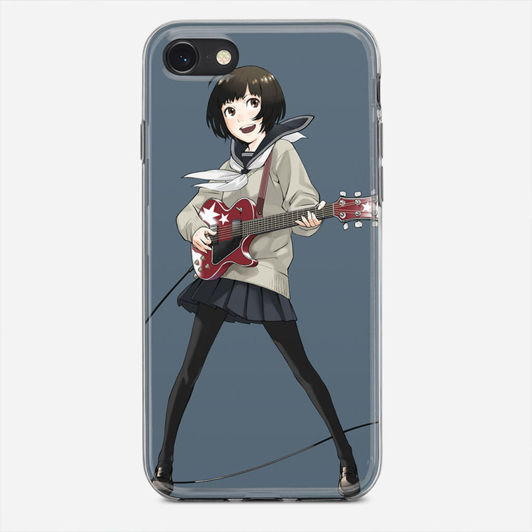 Anime Girl Guitar iPhone SE Case