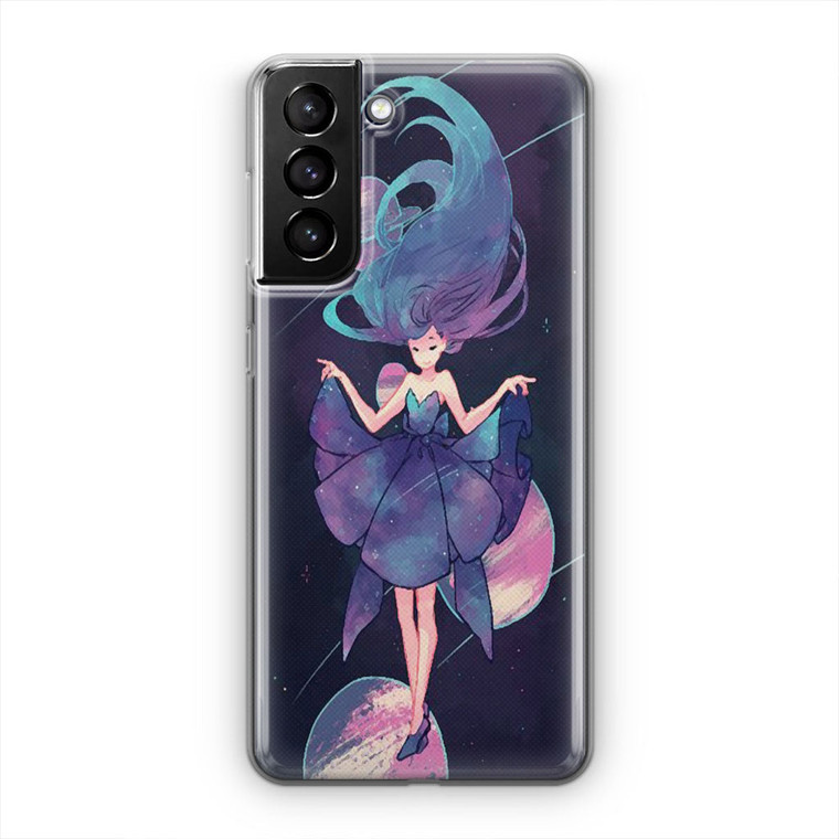 Anime Galaxy Girl Samsung Galaxy S21 Case