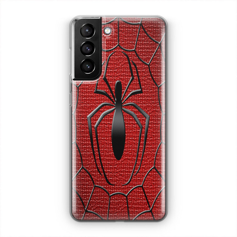 Spiderman 3D Texture Red Samsung Galaxy S21 Plus Case