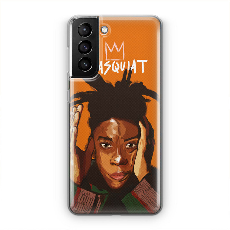 Orange Basquiat Samsung Galaxy S21 Plus Case