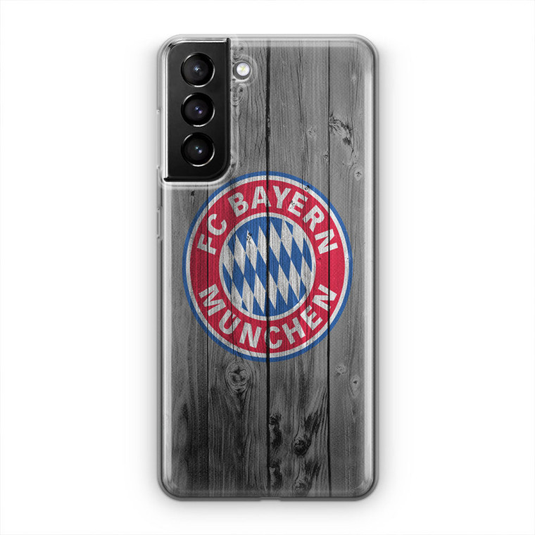 Fc Bayern Munchen Wood 2 Samsung Galaxy S21 Plus Case