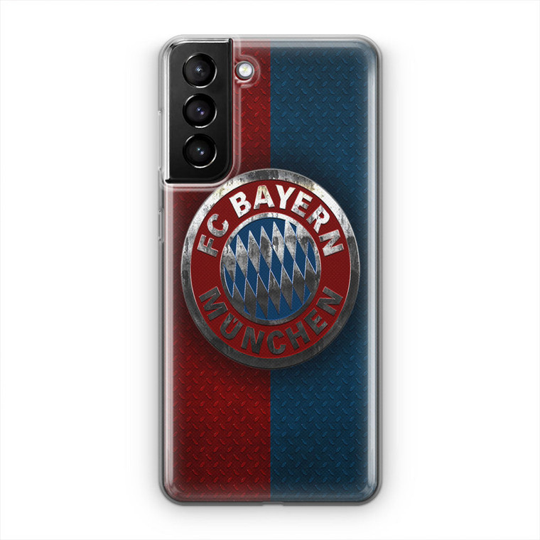 Bayern Munchen Metal Logo Samsung Galaxy S21 Plus Case