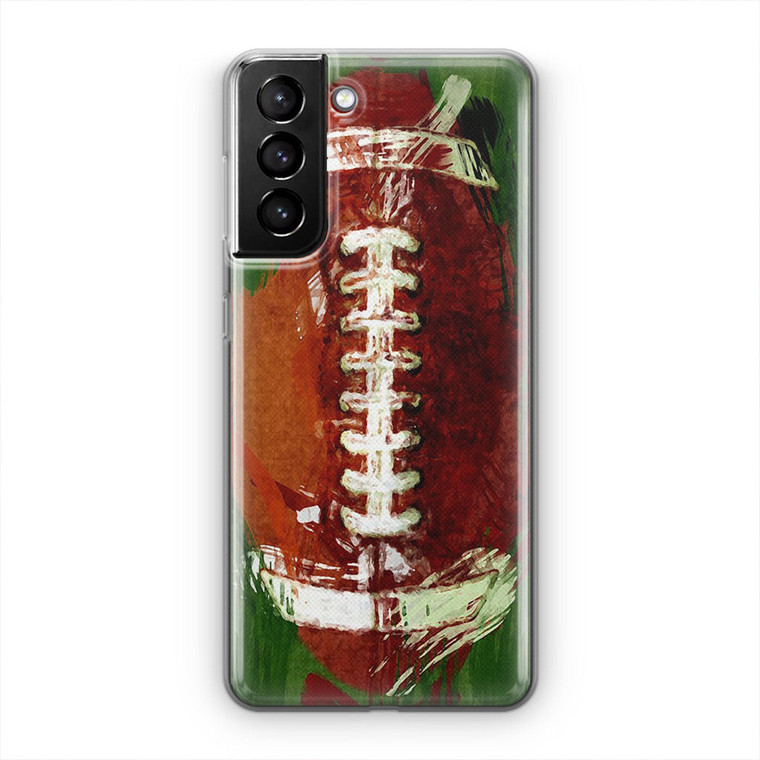 American Football Paint Wallpaper Samsung Galaxy S21 Plus Case