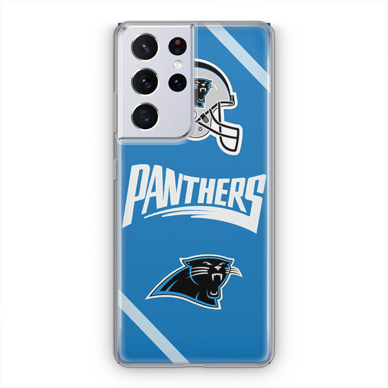 Carolina Panthers Wallpaper Samsung Galaxy S21 Ultra Case