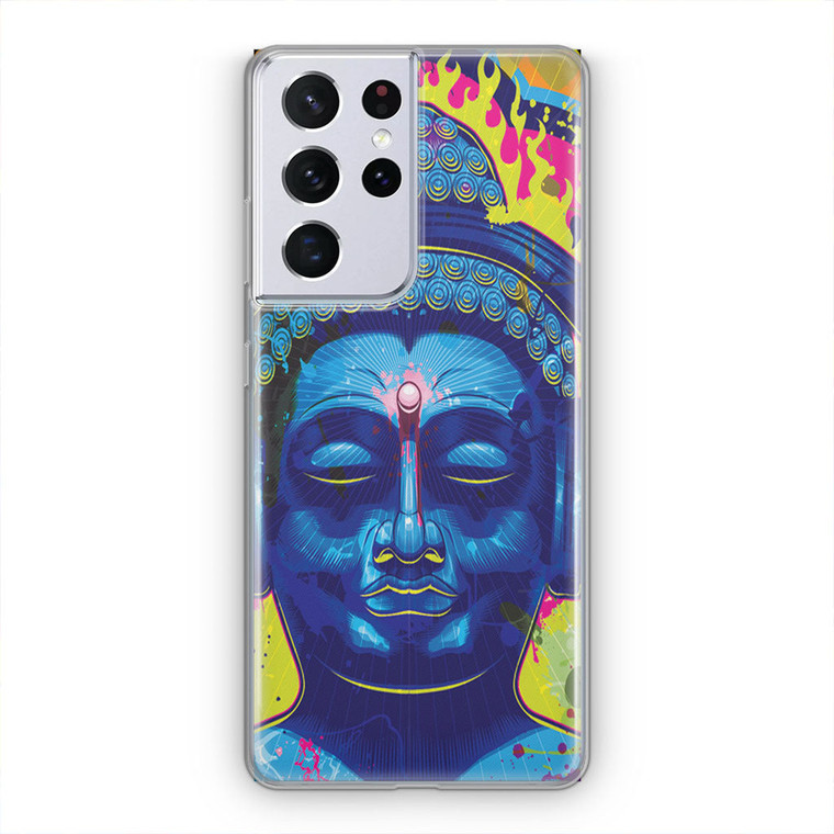 Budha Trippy Samsung Galaxy S21 Ultra Case