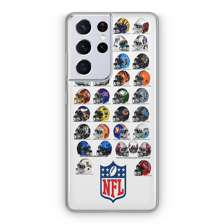 Awesome Nfl Helmets Samsung Galaxy S21 Ultra Case
