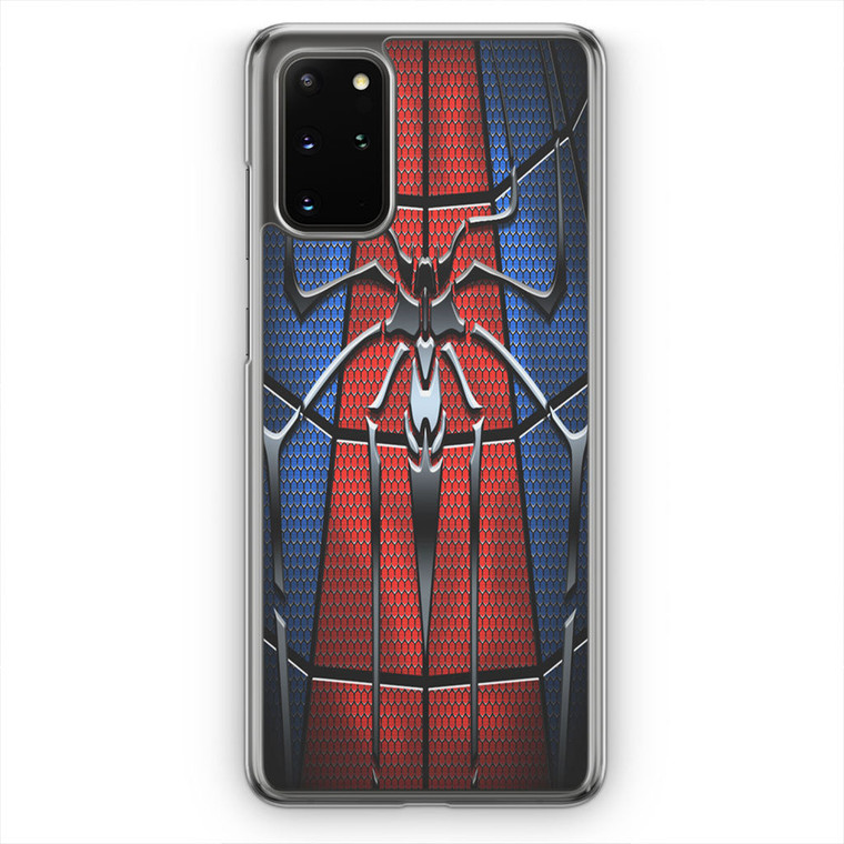 3D Bevel Spiderman Blue Red Samsung Galaxy 20 Case