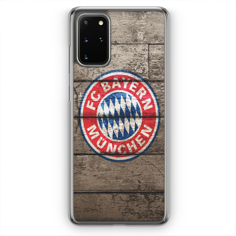 Bayern Munchen With Wood Texture Samsung Galaxy 20 Plus Case