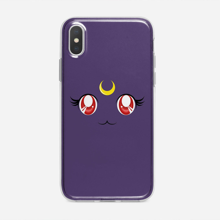 Sailor Moon Glitter Luna Moon Cat iPhone XS Max Case