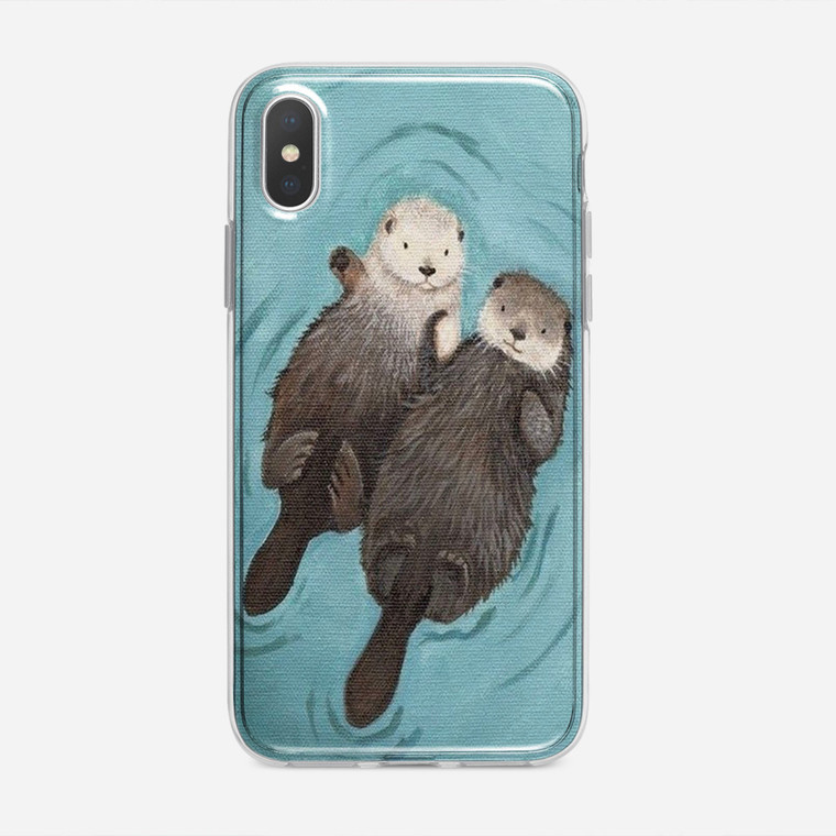 Romantic Swim Two Otterly iPhone XS Max Case