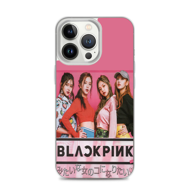 Blackpink Pink Background iPhone 14 Pro Case