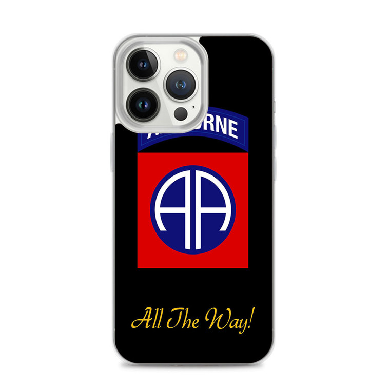 Us Airborne All The Way Military Forces iPhone 14 Pro Case